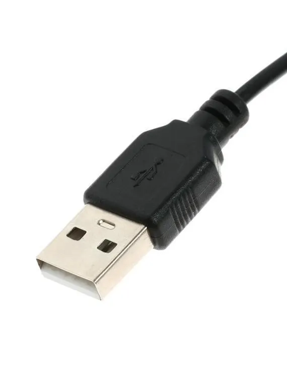 USB-разветвитель LuazON, 4 порта с индивидуальными выключателями, черный