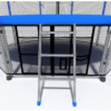 Батут i-Jump Basket 12ft blue