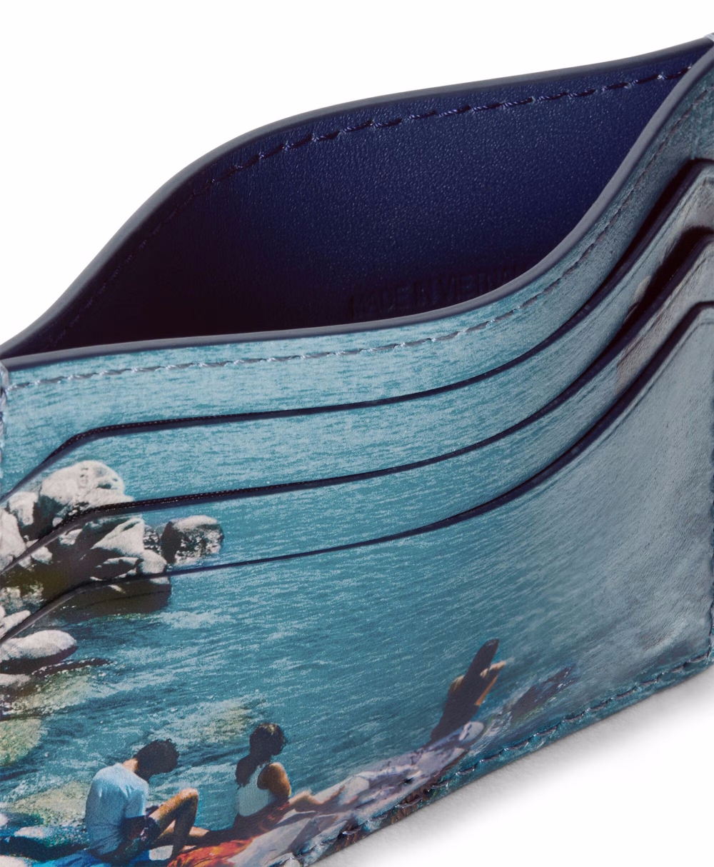 Чехол для карточек тонкий/ Mediterranean Print