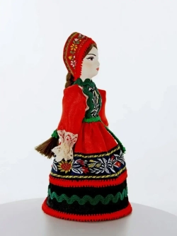 Кукла коллекционная Девочка в праздничном русском костюме