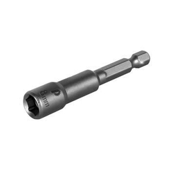 Головка торцевая ПРАКТИКА "Профи" магнитная 8 х 65 мм с хвостовиком HEX 1/4" (1шт), блистер