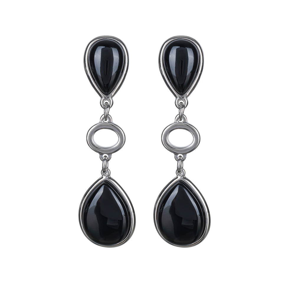 Серьги Possebon Agata Preto A0585.4 S
