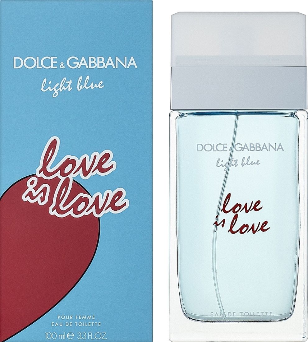 Туалетная вода DOLCE & GABBANA LIGHT BLUE LOVE IS LOVE, 100мл