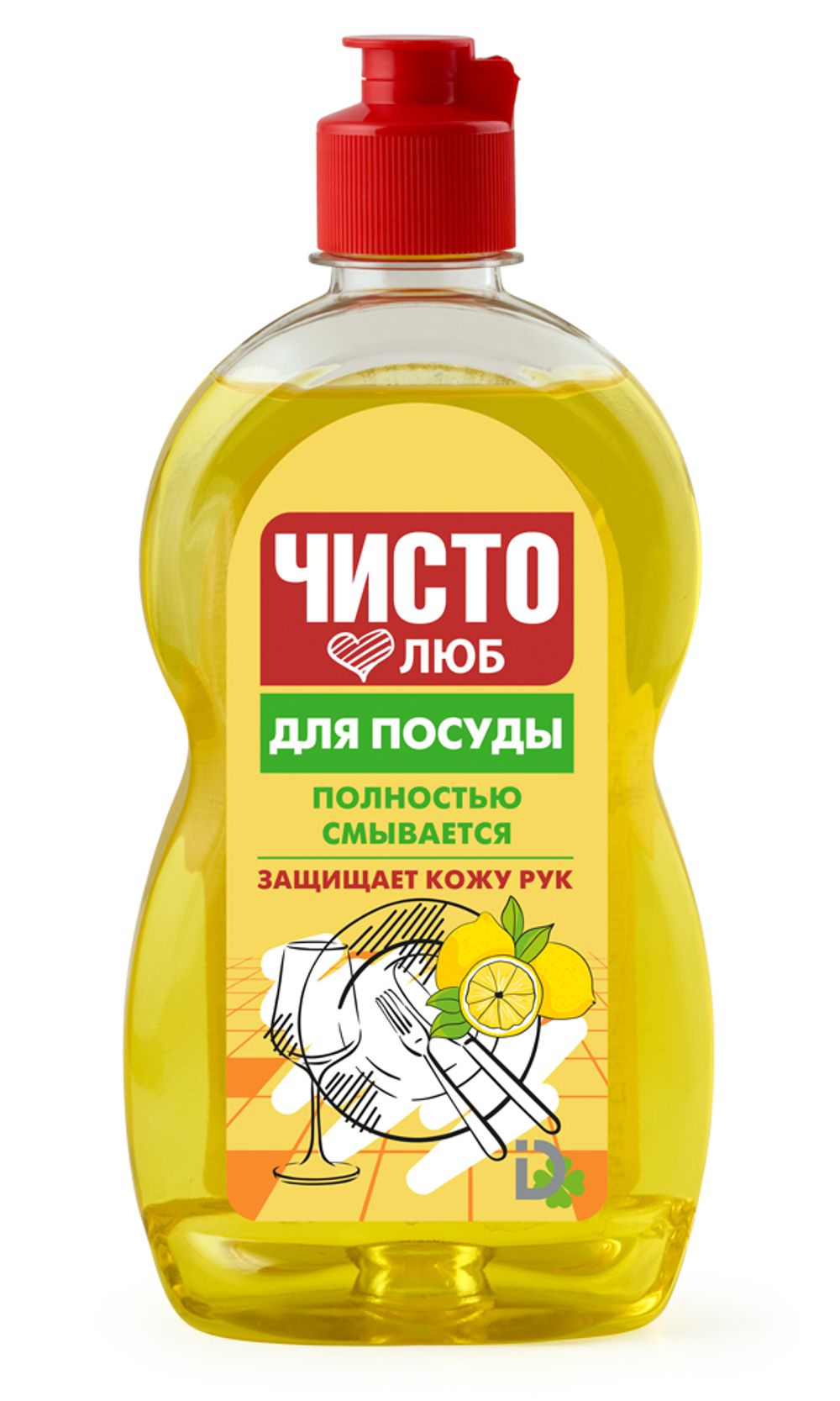 Средство для мытья посуды Чистолюб лимон 500г