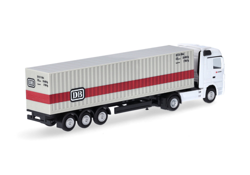 Грузовик Mercedes-Benz Actros пп контенеровоз "Deutsche Bahn" (TT, 1:120)