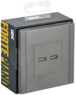 FORTE&PIANO Розетка USB A+A 3,1А FP549 сталь IEK