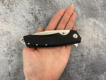 Складной нож Шершень-03 Black, сталь D2, G10