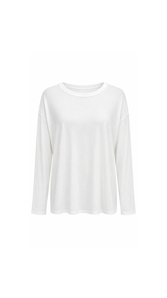 Лонгслив comfort white