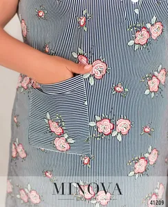 Платье 450Б-синий Minova