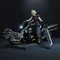 Cloud on a motorcycle - Final Fantasy