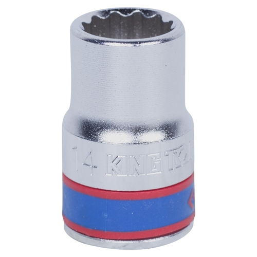 KING TONY (433014M) Головка торцевая стандартная двенадцатигранная 1/2", 14 мм