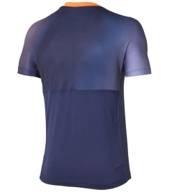 Мужская теннисная футболка Mizuno Tennis Short-Sleeve - beacon blue