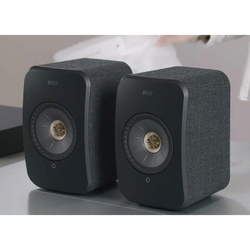 KEF LSX II Carbon Black активная беспроводная полочная акустическая система (пара)