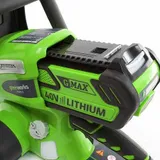 Цепная пила аккумуляторная Greenworks, Арт. 20117UA, G40CS30, 40V, 30 см, с 1хАКБ 2 А.ч и ЗУ — фото 3