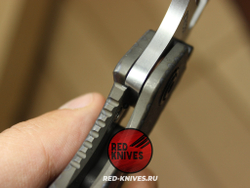 Нож Strider SMF Perfomace Tanto Flamed Skull - рукоять титан RK/Н6