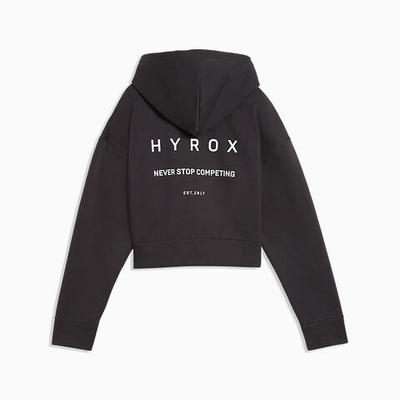 Женская укороченная толстовка с капюшоном PUMA x HYROX World - PUMA
