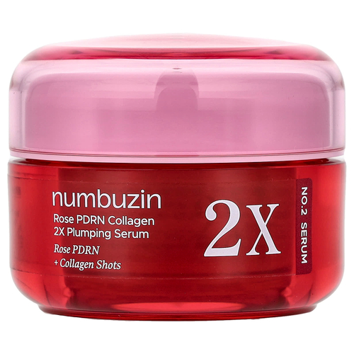 Numbuzin, No.2 Rose BDRN, сыворотка с коллагеном 2X для повышения упругости, 30 мл (1,01 жидк. унции)