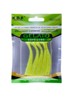 Съедобная силиконовая приманка виброхвост KDF Gelato 75 мм цв D026