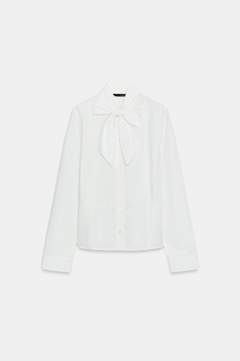 РУБАШКА В ПОЛОСКУ С ЗАВЯЗКОЙ — ZARA