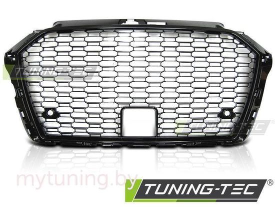 Решетка радиатора RS3 STYLE GLOSSY BLACK для Audi A3 V8 FL