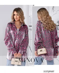 Рубашка 697-малиновый Minova