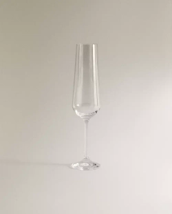 ZARA HOME БОКАЛ ИЗ ПРОЗРАЧНОГО ХРУСТАЛЯ, ПРОЗРАЧНЫЙ