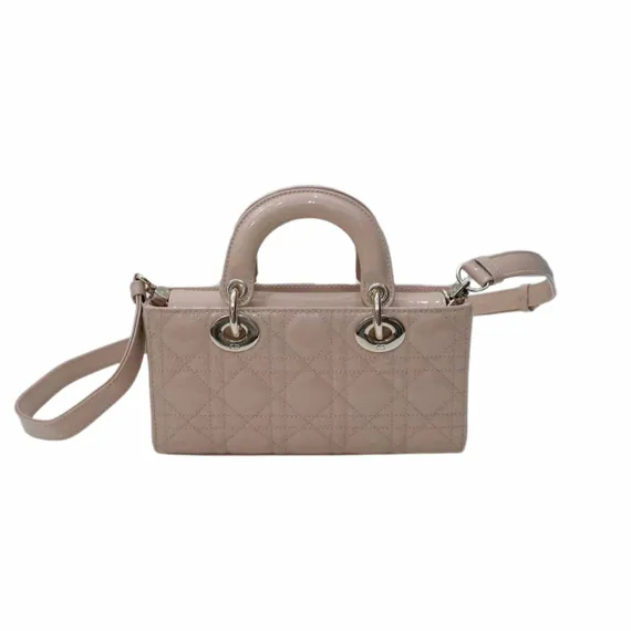 Сумка Dior Lady D-joy, модель маленького формата бледно-розовый