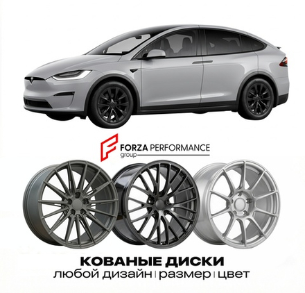 КОВАНЫЕ ДИСКИ для Tesla Model X II Plaid 2021-2026 Тесла