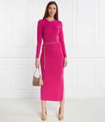 Хлопковое платье с ремешком Michael Kors - розовый(MF381UN4VR)