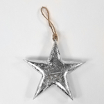 Фигурка декоративная snow star, подвесная, 15х15х2,5 см