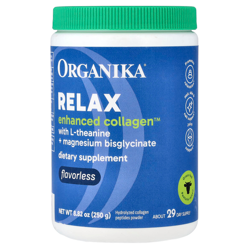 Organika, Enhanced Collagen ™, Relax, 250 г (8,82 унции)