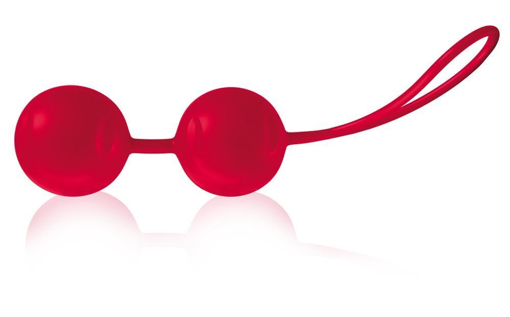 Красные вагинальные шарики Joyballs Trend (Цвет: красный)