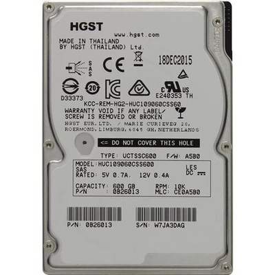 Жесткий диск Hitachi HGST TRAVELSTAR C10K900 600GB HUC109060CSS600