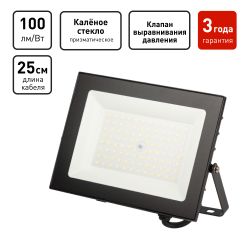 Прожектор светодиодный уличный ЭРА PRO LPR-062-0-65K-070 70Вт 6500K IP65 призма гарантия 3 года | Прожекторы PRO