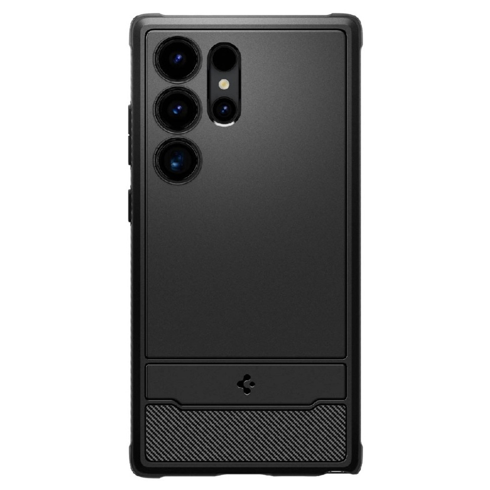 Накладка для Samsung S24 Ultra Spigen Rugged Armor (ACS07286) матовый черный