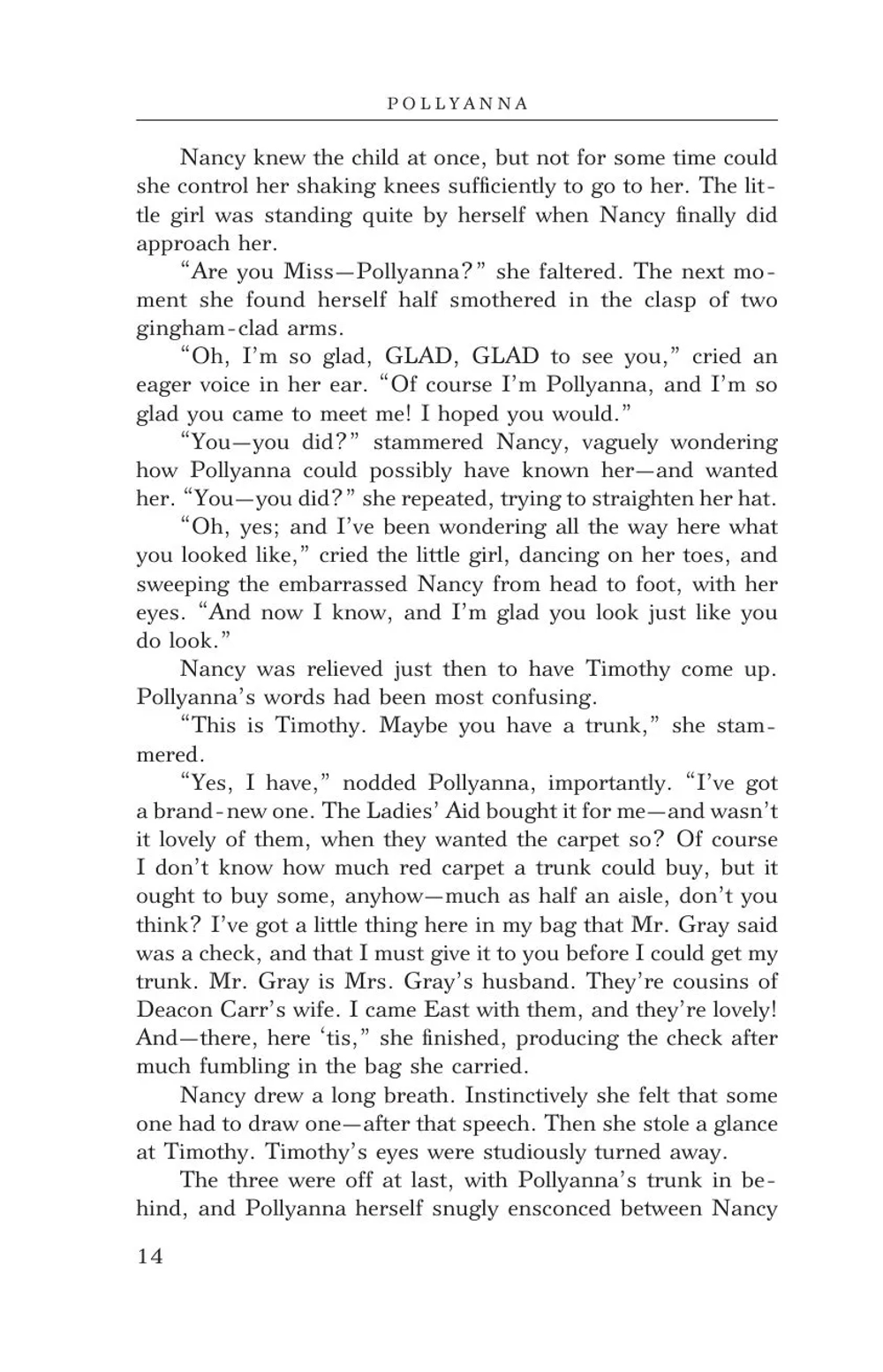 Pollyanna: The First Glad Book. Pollyanna Grows Up: The Second Glad Book