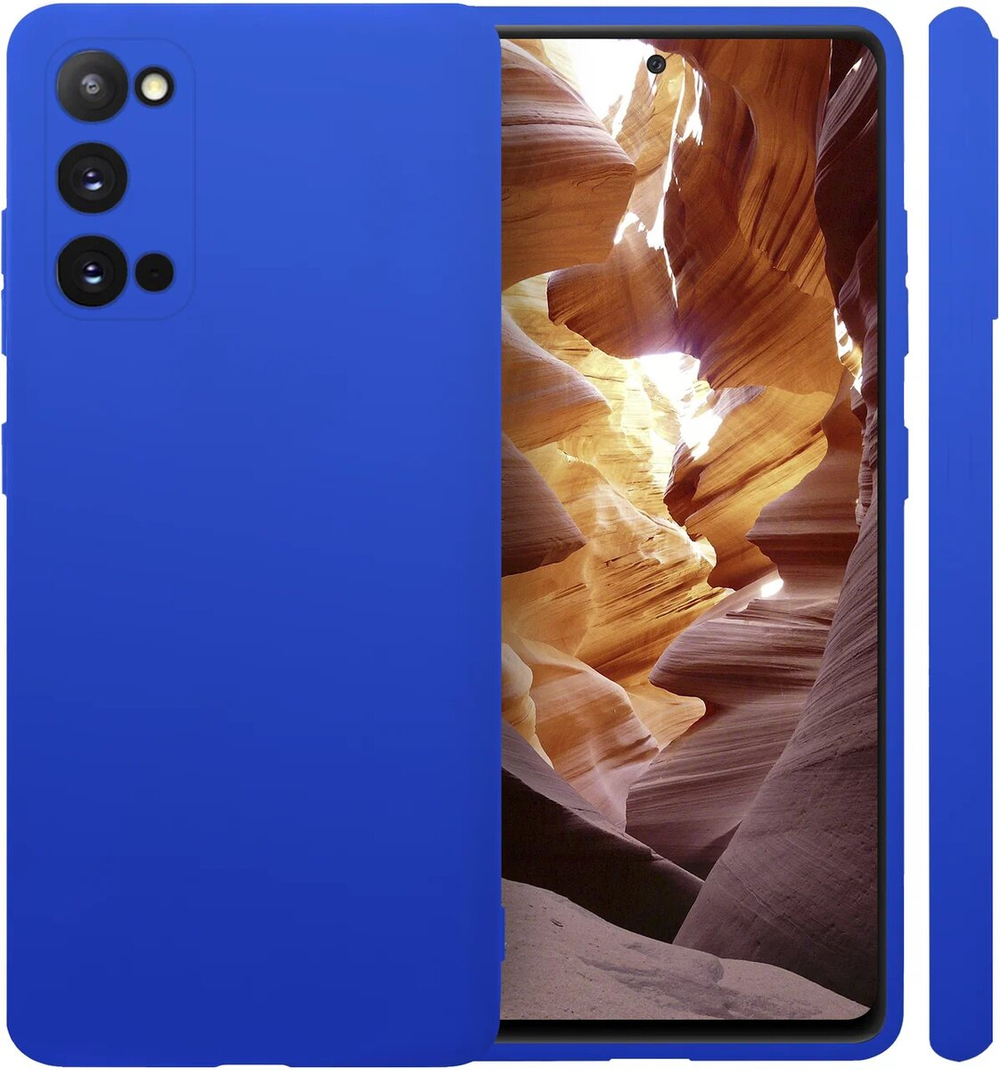 Мягкий Soft Touch чехол из силикона для SAMSUNG GALAXY S20 (не ULTRA / FE / PLUS!) с бархатной подкладкой