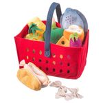 Мягкая игрушка IKEA LATSAS (ЛОТСАС), Корзина с продуктами, 12 шт