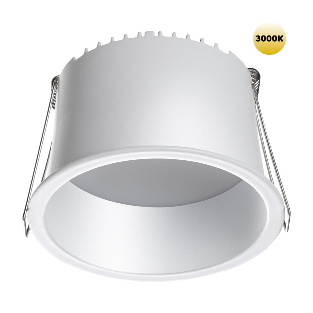 359236 SPOT NT23 536 белый Светильник встраиваемый светодиодный IP20 LED 12W 220V 840Лм 3000К TRAN