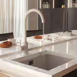 Смеситель для кухни 35к MIXLINE МЛ-ГС15 (ML-GS15) (328) бежевый высок. излив