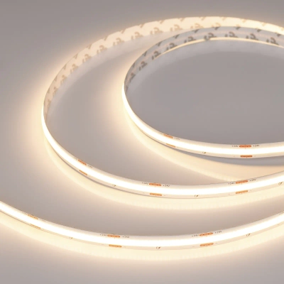 Лента COB-X420-10mm 24V Warm2700 (4.8 W/m, IP20, 15m) (Arlight, 5 лет)