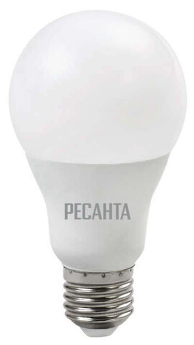 Лампа светодиодная РЕСАНТА LL-R-A65-15W-230-3K-E27