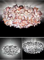 Pendant design lamp Clizia by Slamp D70 (Black)