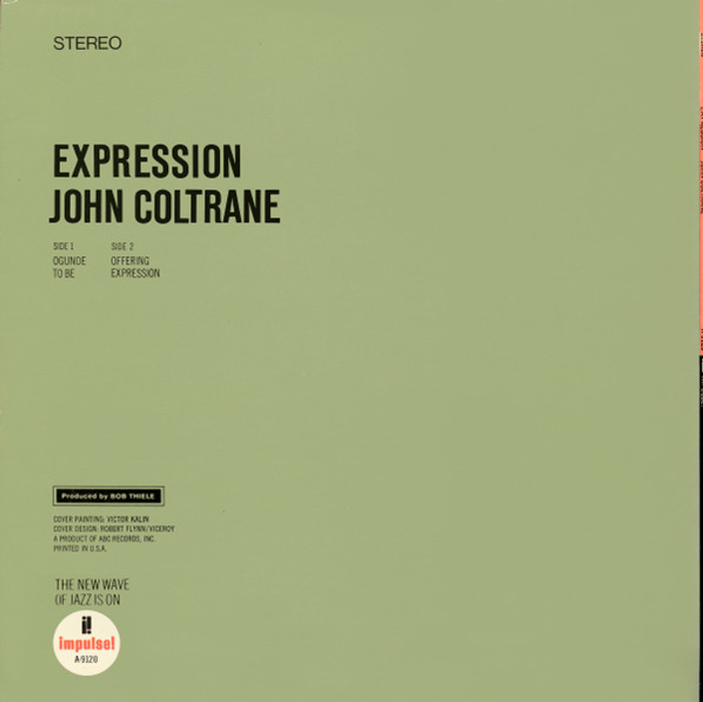 John Coltrane - Expression - Unplayed, US OG Impulse Stereo