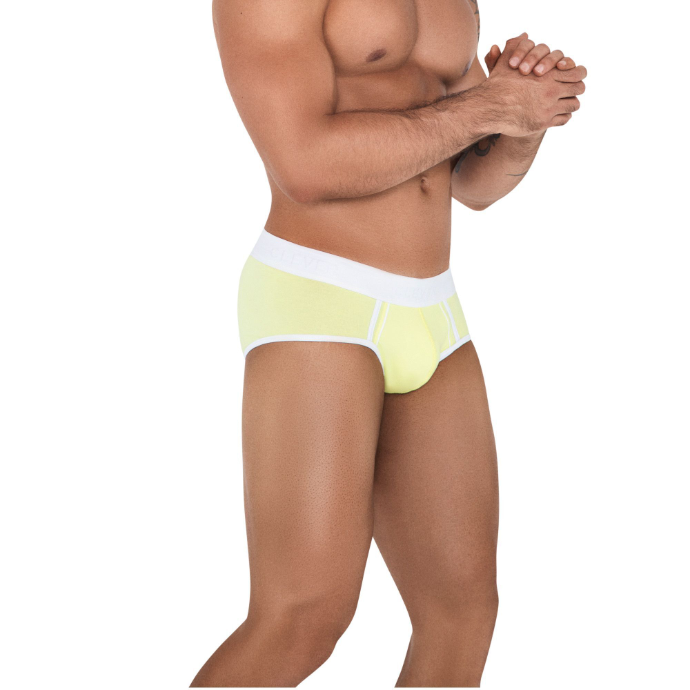 Желтые мужские трусы-брифы Tethis Piping Brief (Размер: L) (Цвет: желтый)