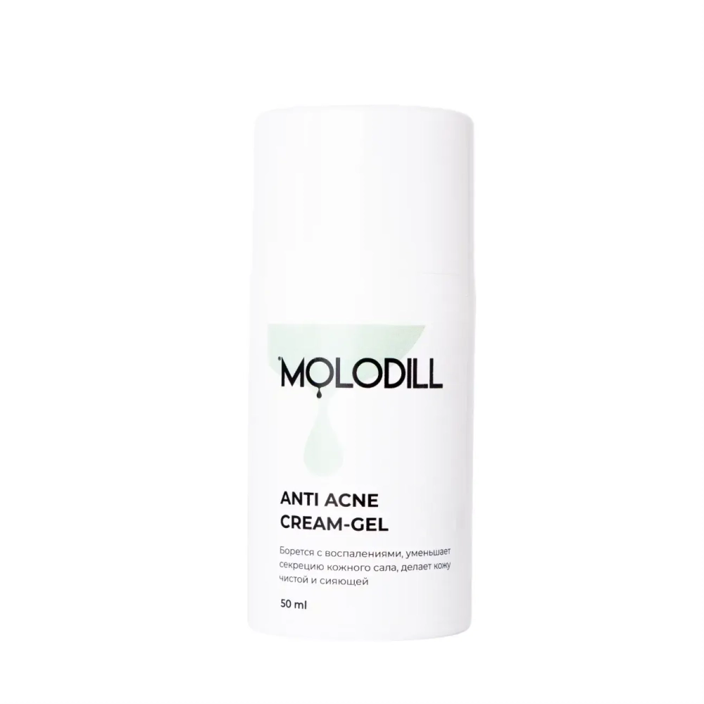 Крем MOLODILL для лица ANTI ACNE CREAM-GEL для проблемной кожи, 50 мл