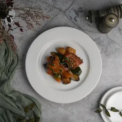 Тарелка d 25,5 см h2,5 см белая фарфор Classic P.L. Proff Cuisine [4]