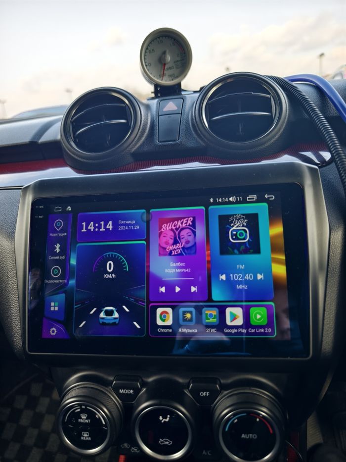 Магнитола для Suzuki Swift 5 2016-2023 (рамка матовая) - Teyes CC4-PRO монитор 9.5" 2K QLED на Android 13, Быстрейшая, Snapdragon 778G, ИИ, CarPlay, DSP, 4G SIM-слот