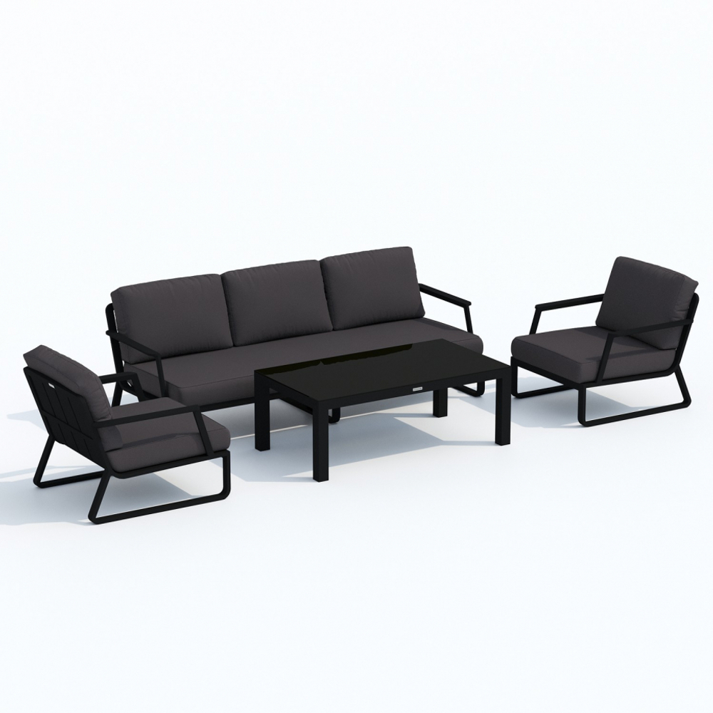 Диван трехместный Ideal Patio ЭСТИВО антрацит