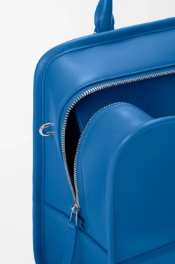 Loewe Большая сумка Amazona 180 из мягкой телячьей кожи, ярко-синий